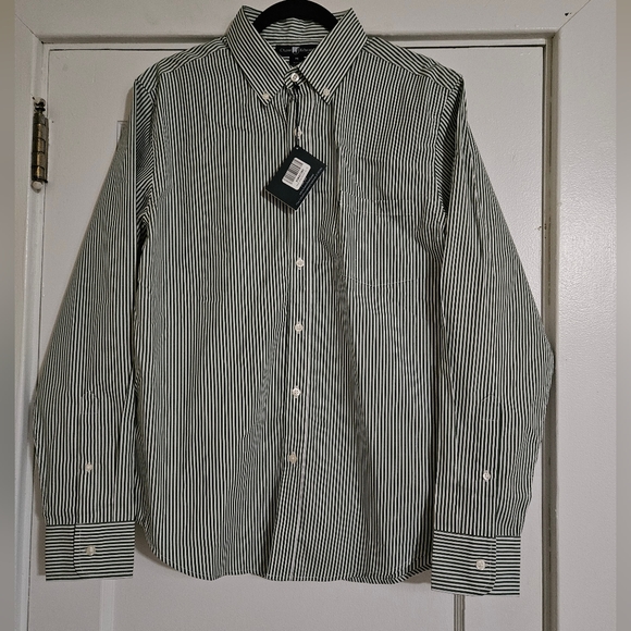 NWT Chase Edward's Golf Long Sleeve Button up Shirt Size Med - Picture 3 of 6